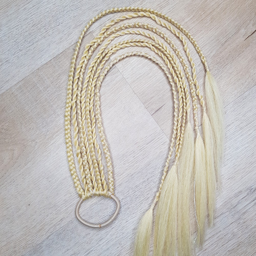 Braided Ponytail Natural Blonde