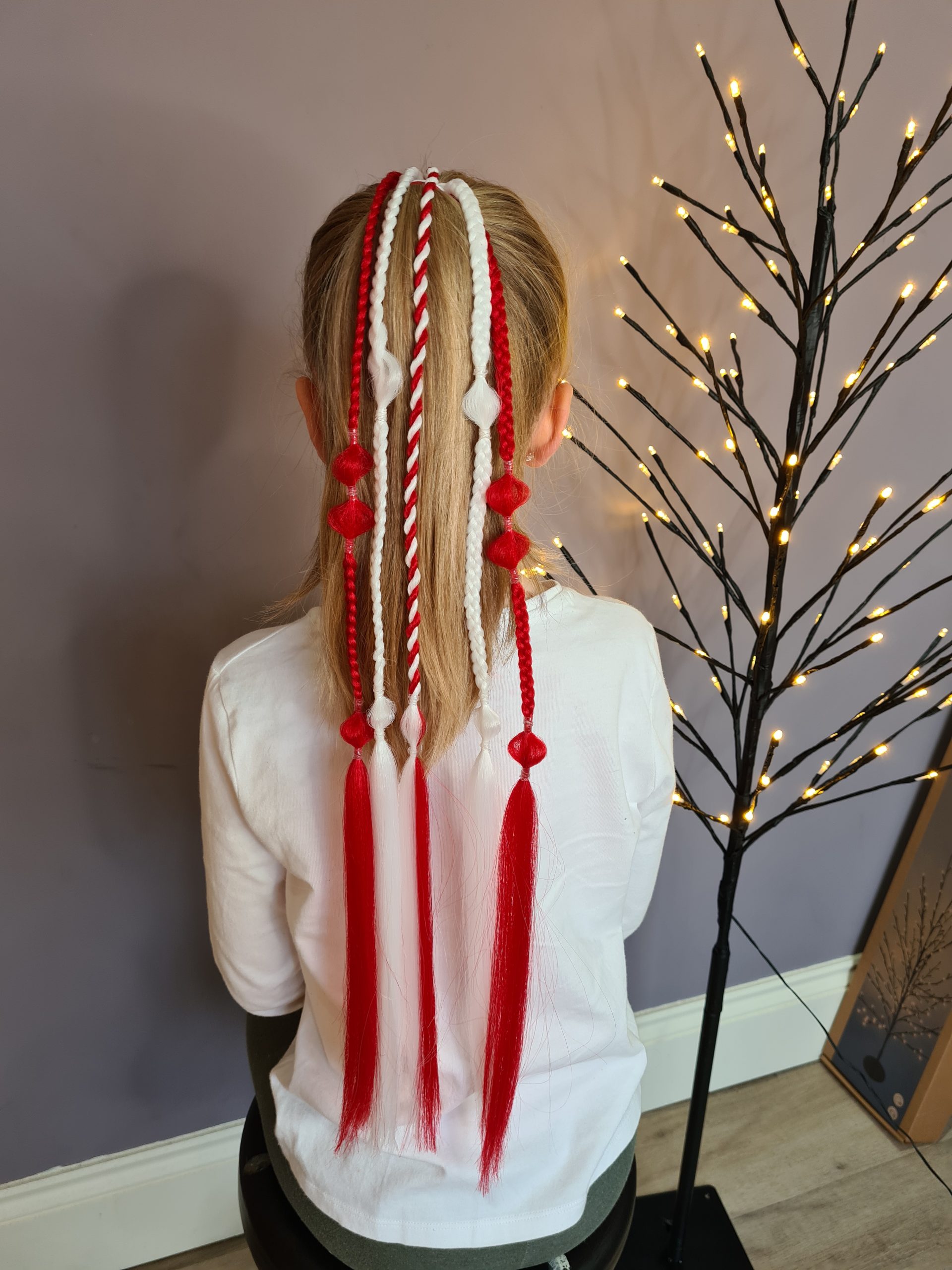 Braided Ponytail Extension Christmas - Image 4